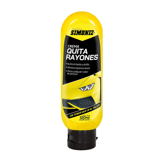 Crema Quita Rayones 120ml SIMONIZ (ELIMINADOR DE MANCHAS Y RAYONES SUPERFICIALES)