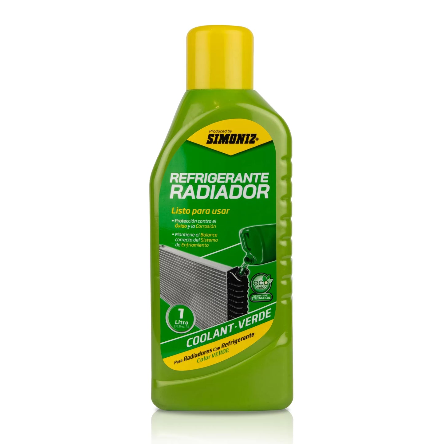Refrigerante Radiador Verde 1 Litro (ECONOPACK) SIMONIZ