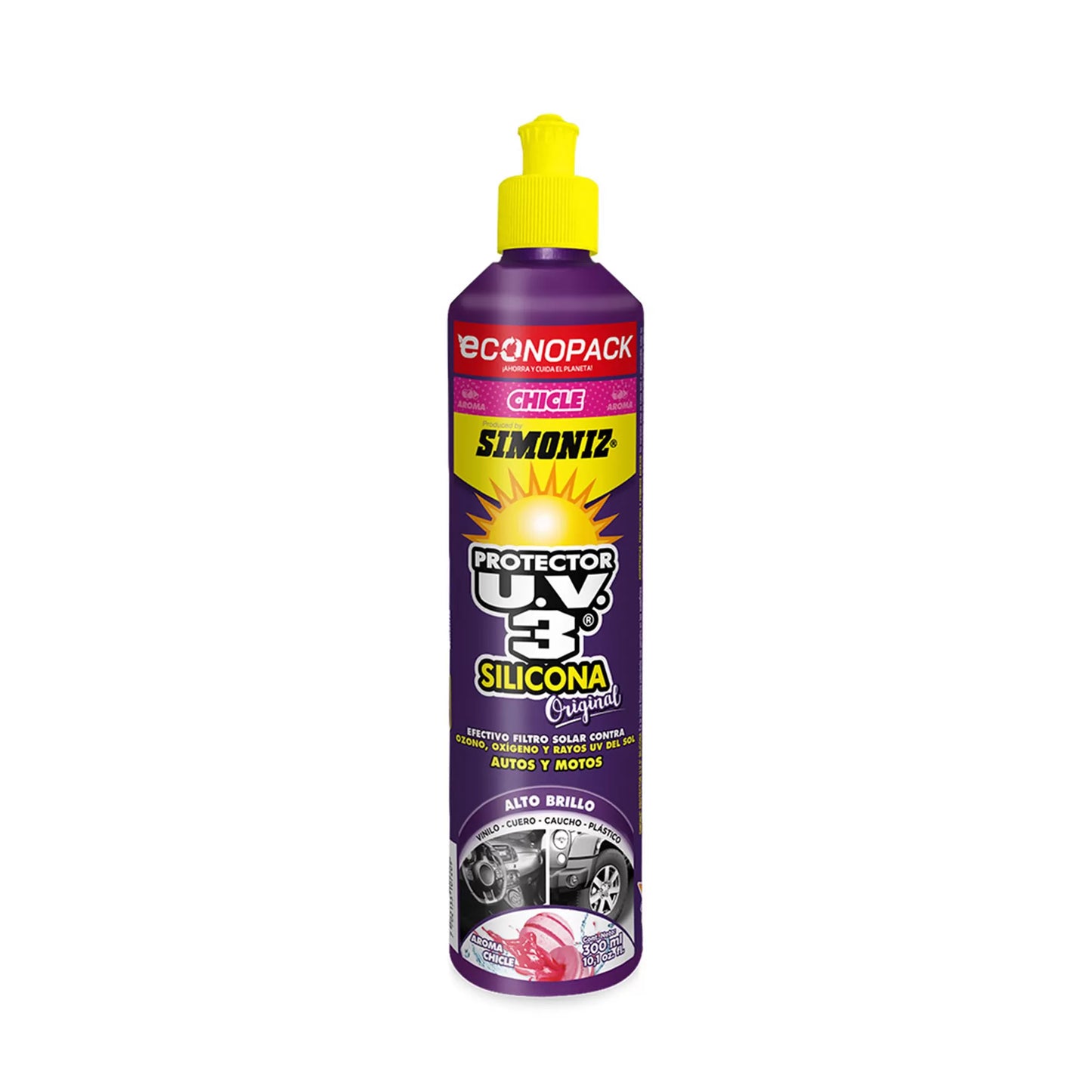 Protector Silicona UV3 Chicle 300ml SIMONIZ ECONOPACK