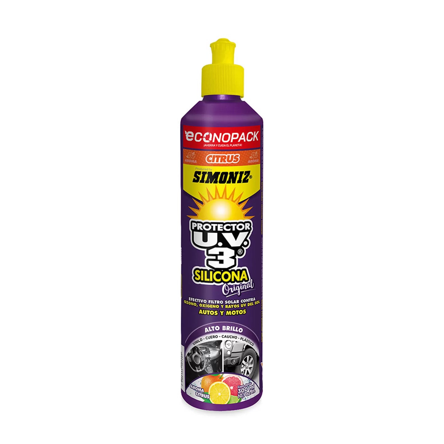 Protector Silicona UV3 Citrus 300ml SIMONIZ ECONOPACK