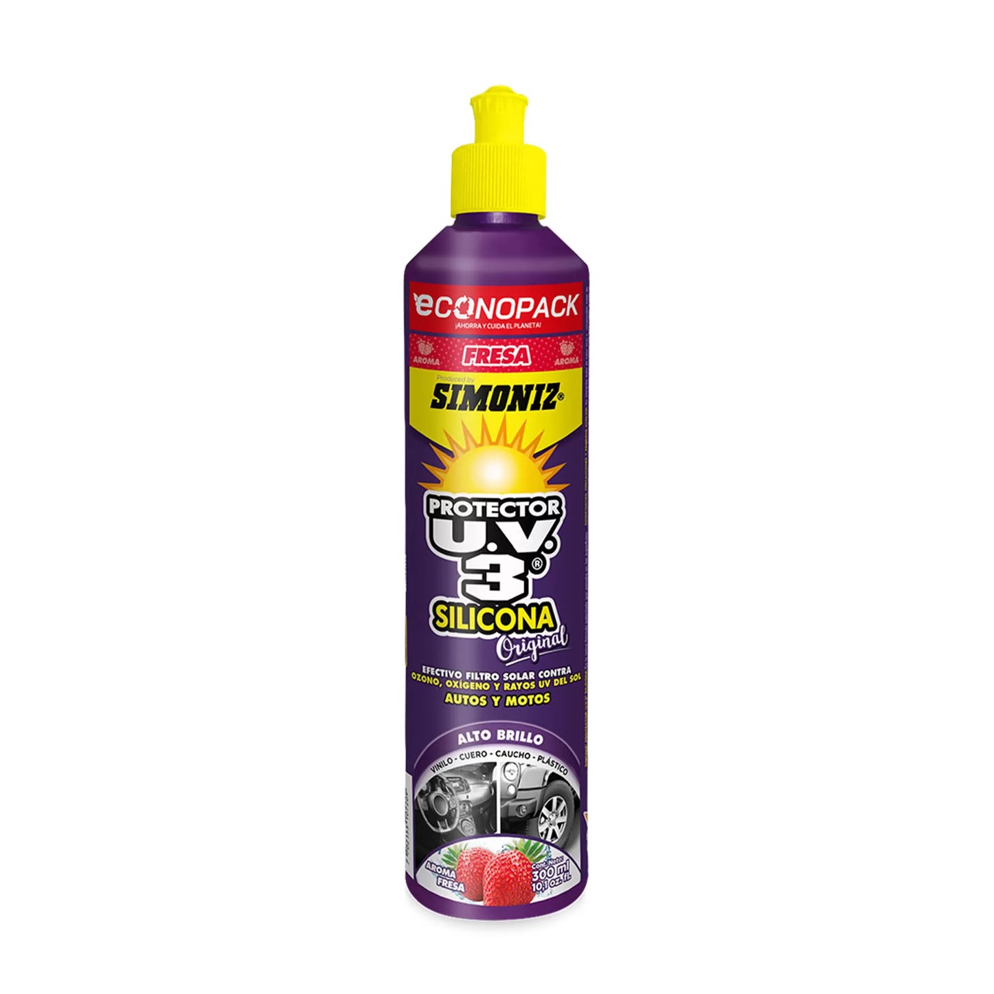 Protector Silicona UV3 Fresa 300ml SIMONIZ ECONOPACK