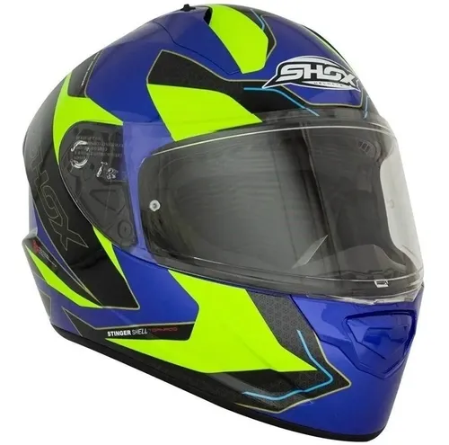 Casco Shox Stinger Certificado Moto Unisex