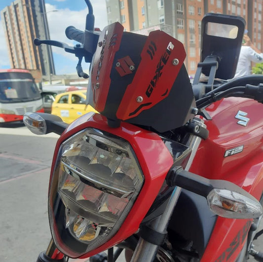 Cúpula Suzuki Gixxer Naked 150/250 - Color Verde Rojo - Rouparts