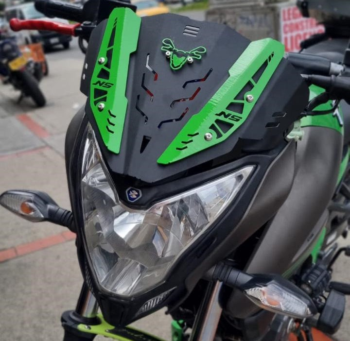 Cúpula Pulsar NS200 - Pulsar NS160 - Color Verde Cali - Rouparts