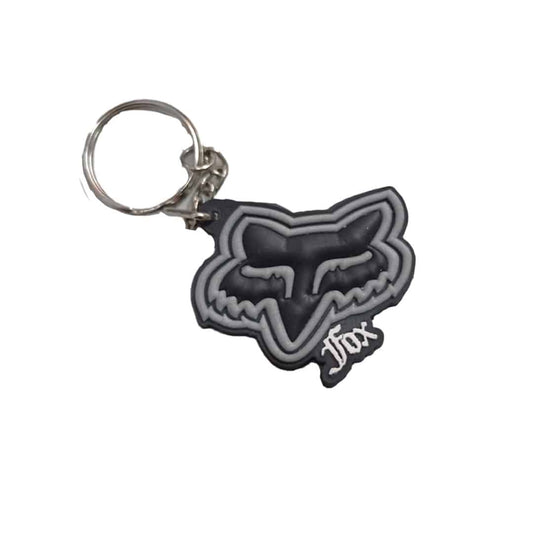 Llavero sencillo Logotipo Fox - Gris