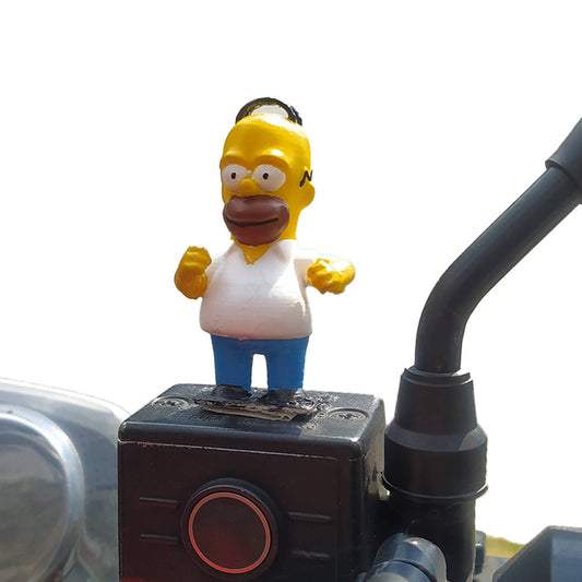 Homero Simpson - Figura Miniatura - Accesorio para moto/bici