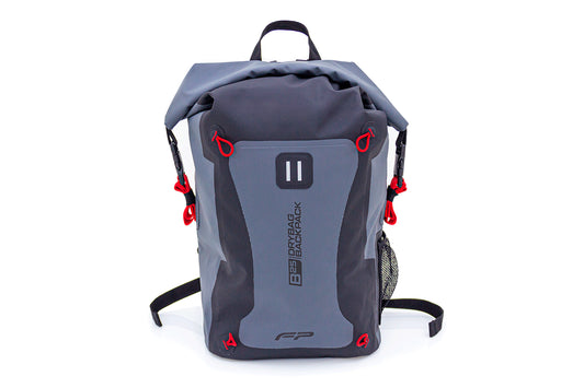 Maleta Impermeable FireParts DryPack B25 Negro Rojo