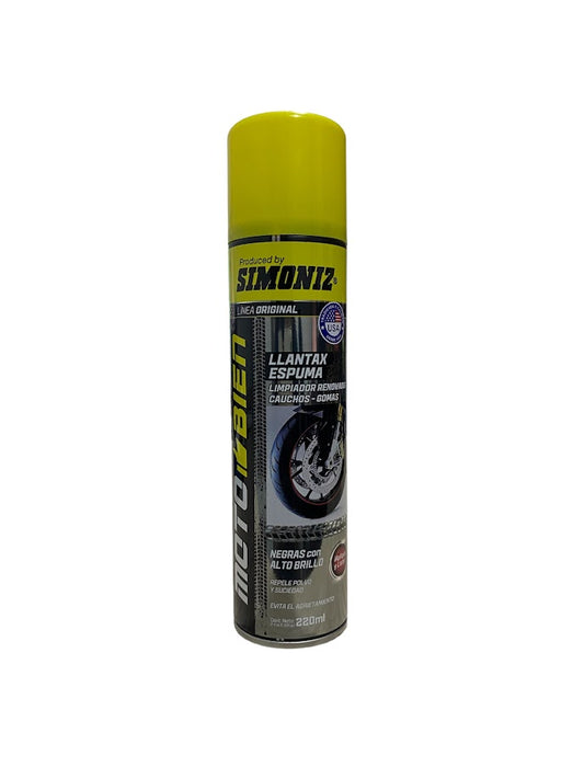 Renovador de Llantas Llantax 220ml Simoniz Motobien