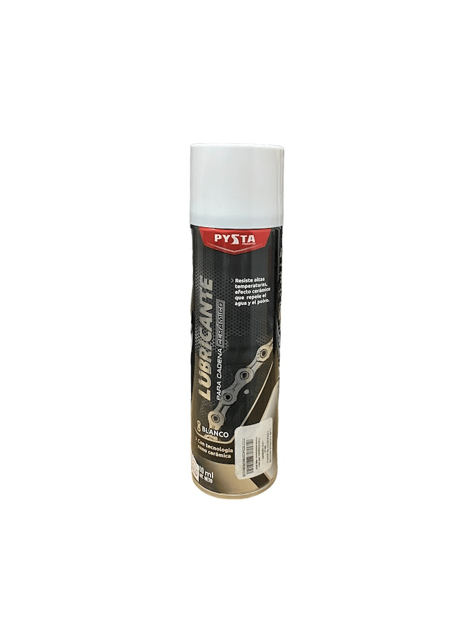 Lubricante Para Cadena Cerámico Blanco - Pysta 260ml (aerosol)