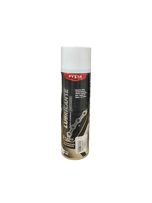 Lubricante Para Cadena Cerámico Blanco - Pysta 260ml (aerosol)