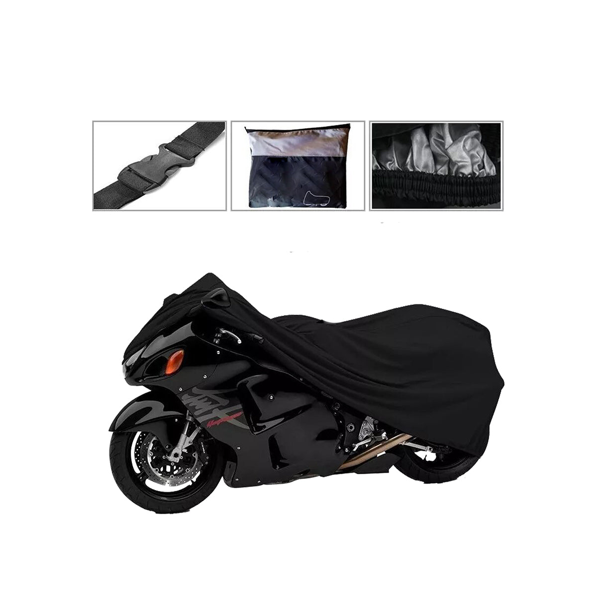 Pijama semimpermeable para moto sin baúl- Ref: Estándar Sin Maletero
