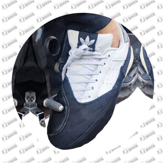 Protector de zapato tipo puntera - Elastico en talón - Negro
