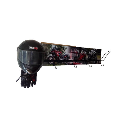 Soporte decorativo para cascos (5 cascos)